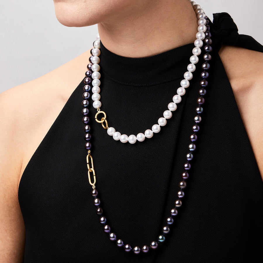 Belacqua Tahitian Black Pearl Necklace Pendant Stud Earring India | Ubuy